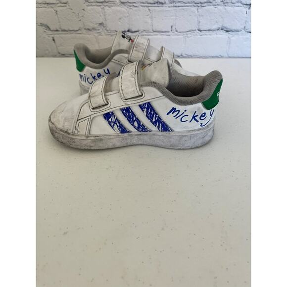 Adidas x Disney Toddler Mickey Mouse Grand Court Shoes Size 7K - Gently Used - Picture 7 of 14